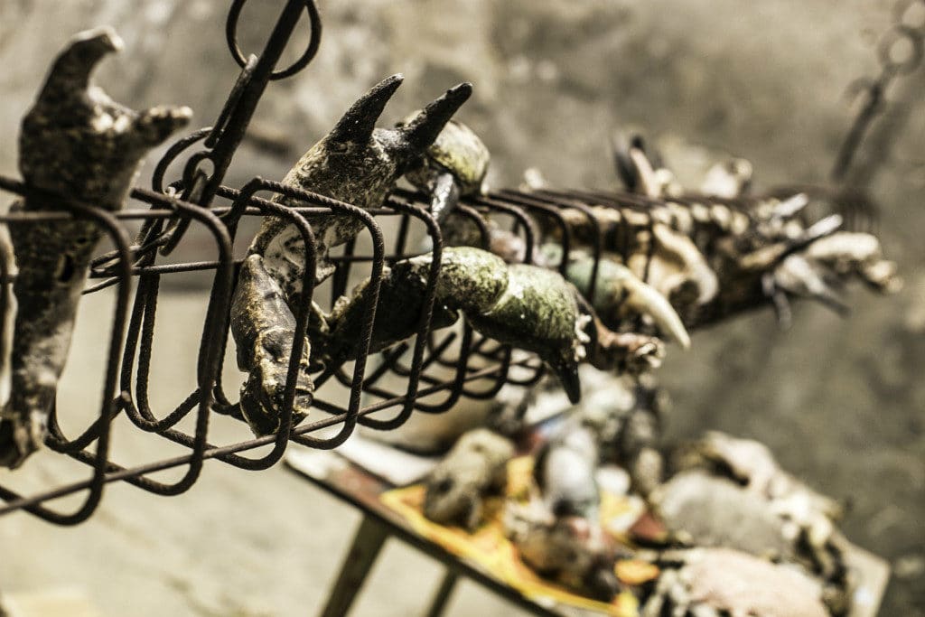 &Quot;Putiferio&Quot; Detail - Roberto Cuoghi’s Version Of Putiferio Is An Installation Depicting An Invasion Of Ceramic Crabs That Were Created By The Artist And His Crew Using Archaic Firing Techniques.
