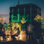 Talks party 2016 - laser projection