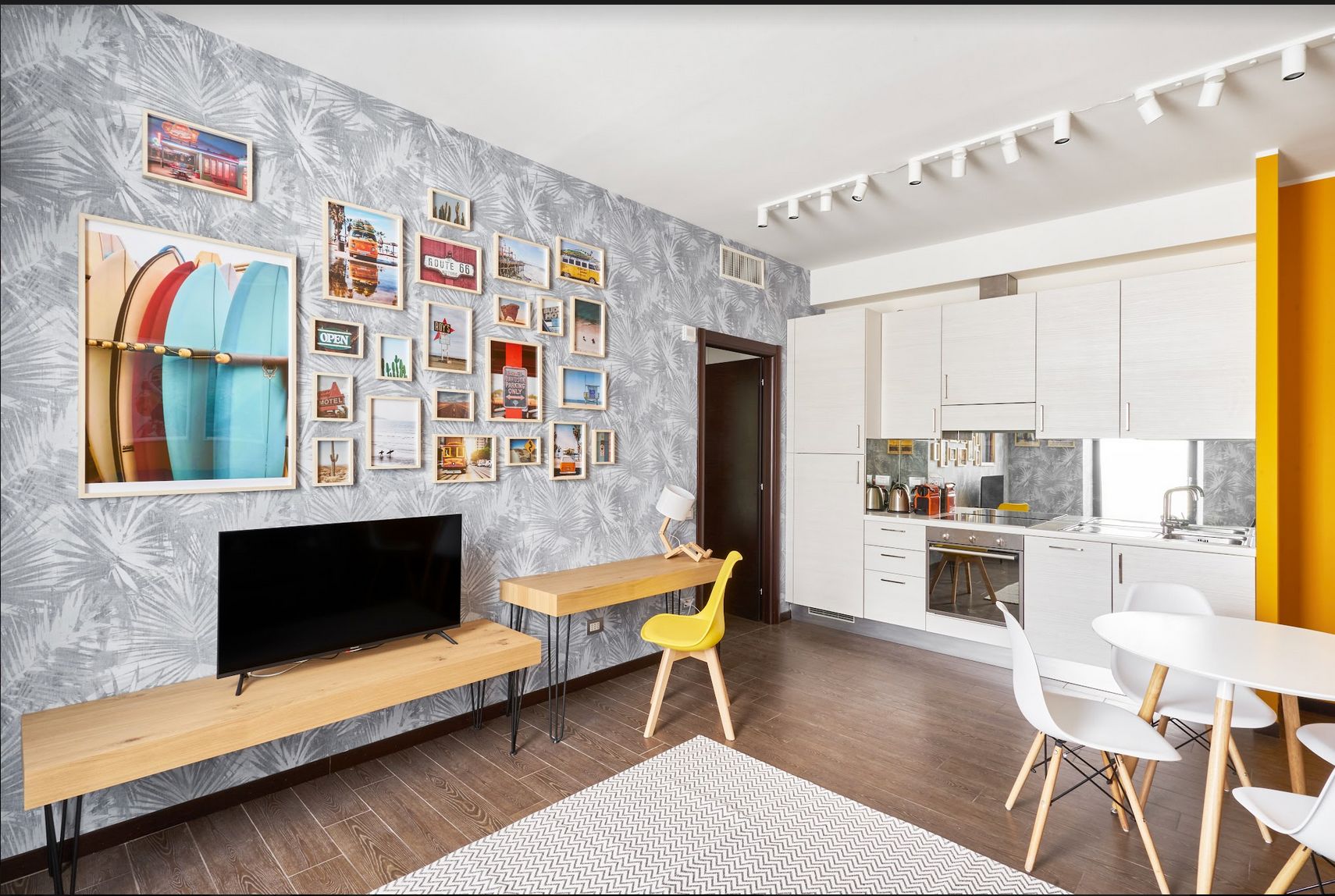 Kitchen and colors in RPV Residenza Porta Volta