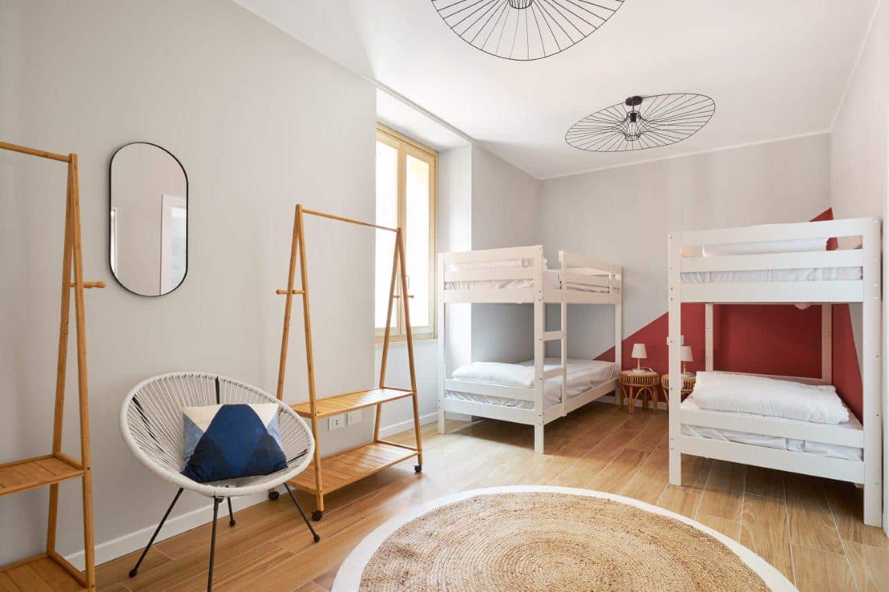 twin bedroom in North Wind Apartments in Campione del Garda | Lake Garda