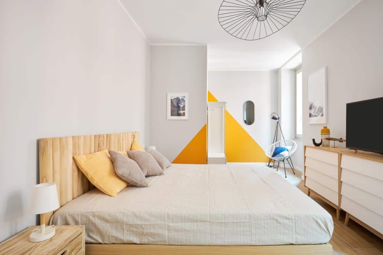 bedroom in North Wind Apartments in Campione del Garda | Lake Garda