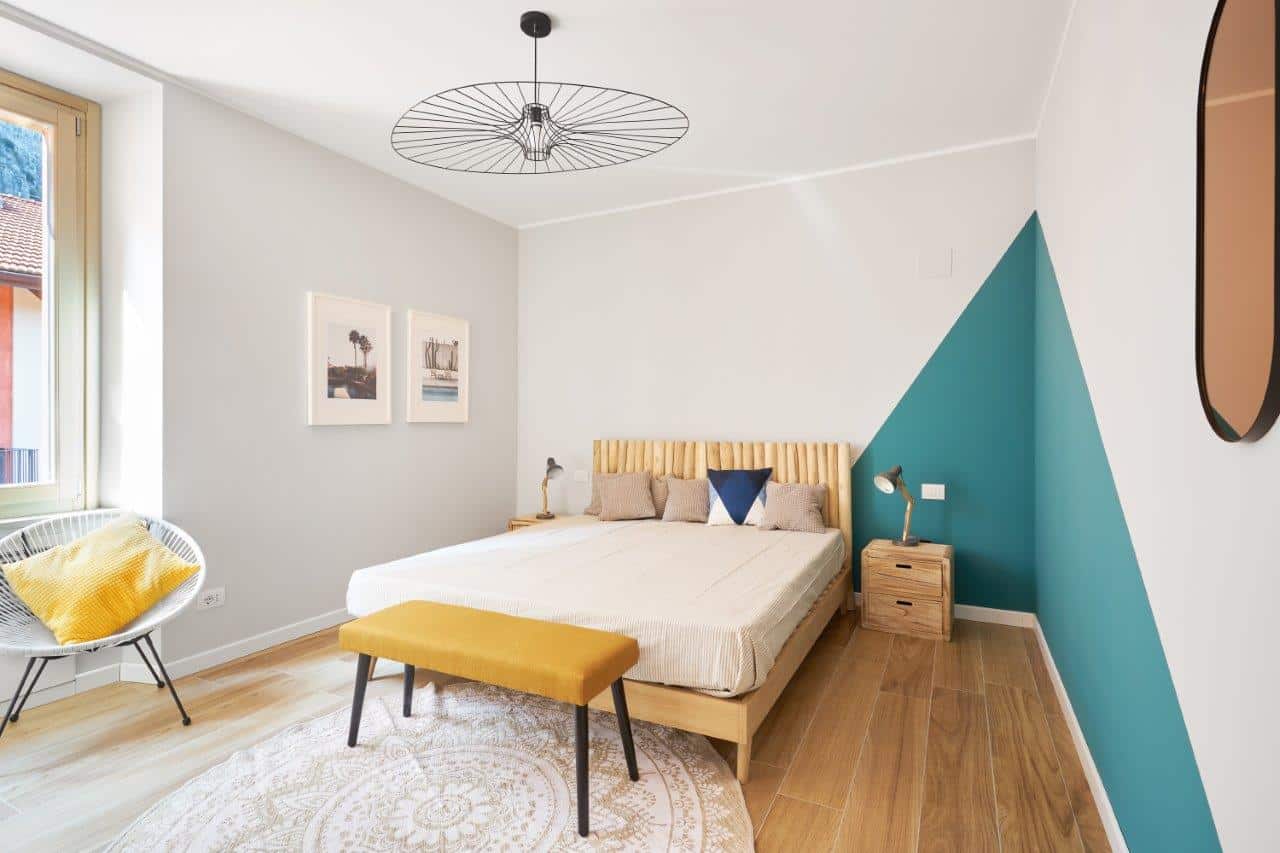 bedroom in North Wind Apartments in Campione del Garda | Lake Garda