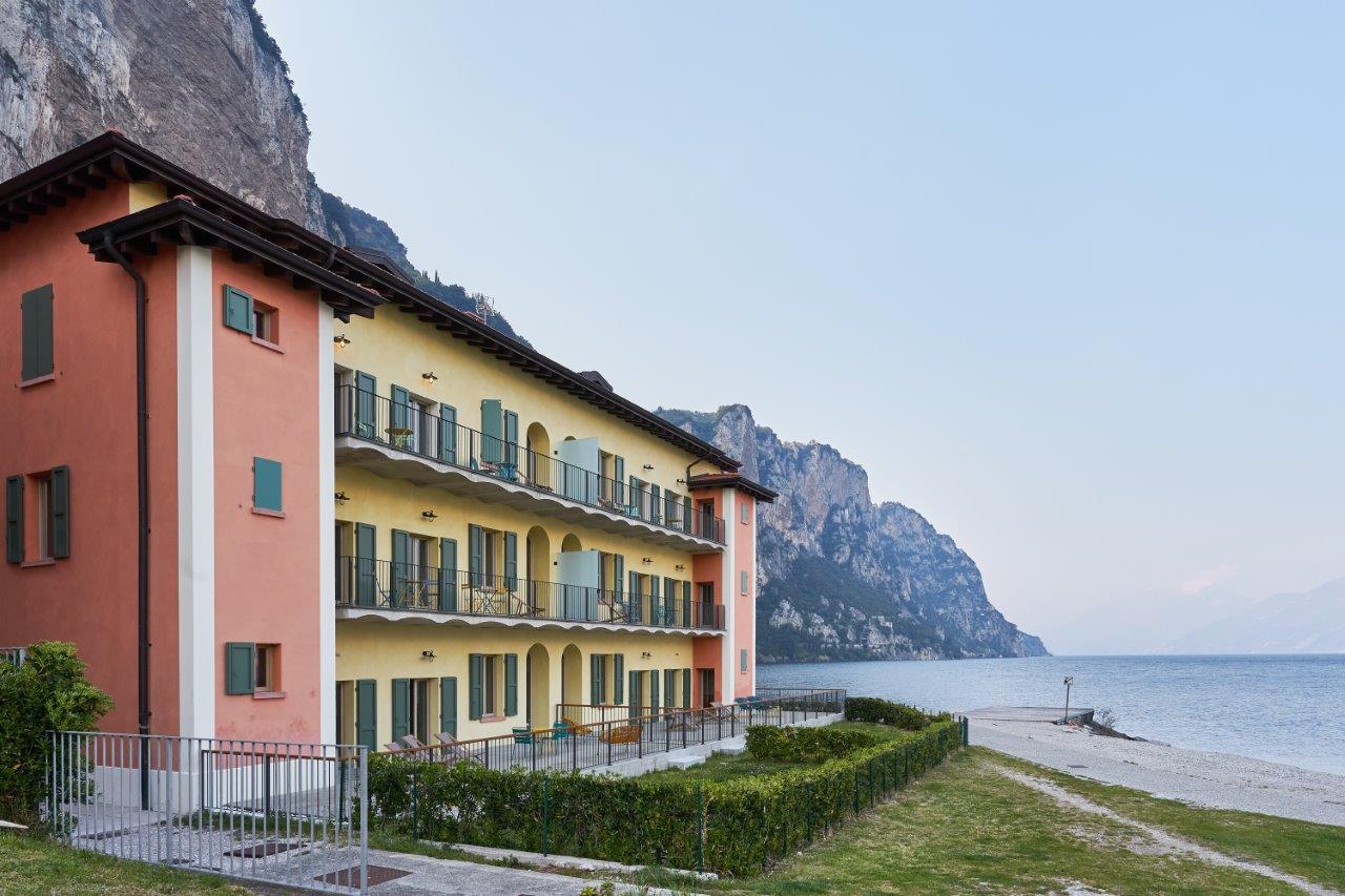 side lake view in North Wind Apartments in Campione del Garda | Lake Garda