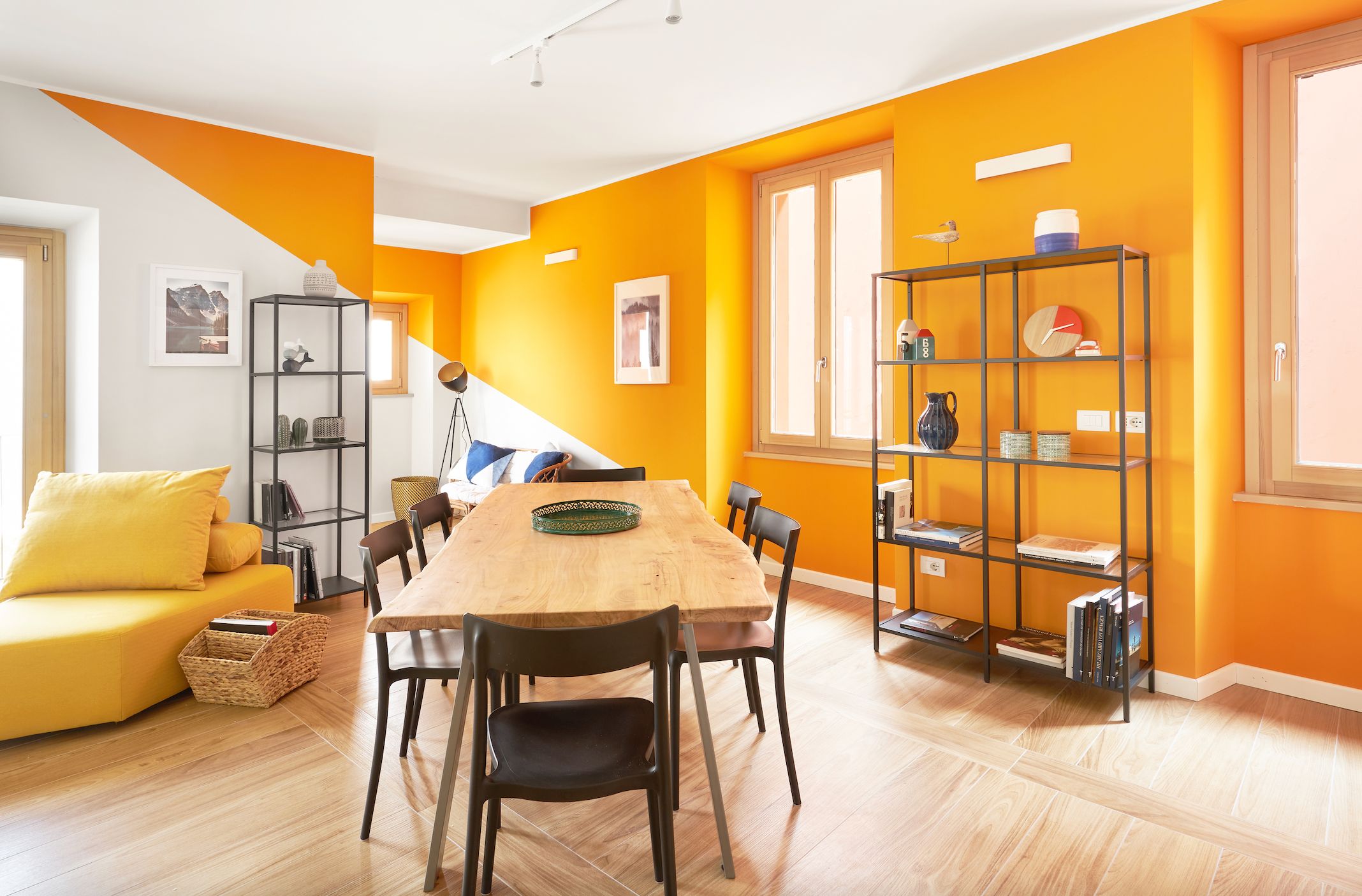 Living room of North Wind Apartments in Campione Del Garda | Lake Garda (Italy)
